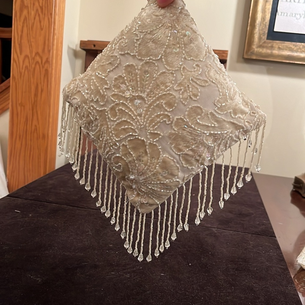 Beaded Decor Pillow